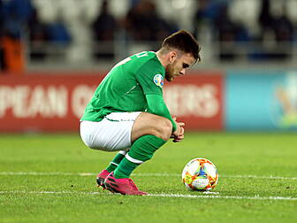 Aaron Connolly out of Ireland'...